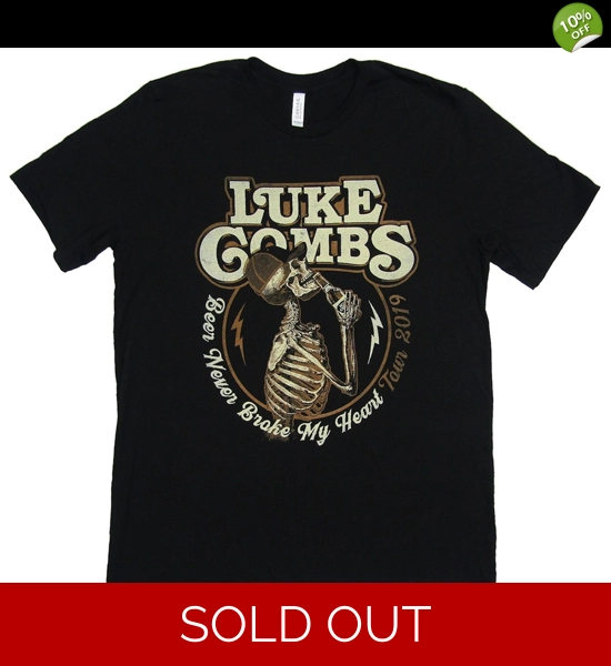 Luke Combs - Skeleton Beer T-Shirt